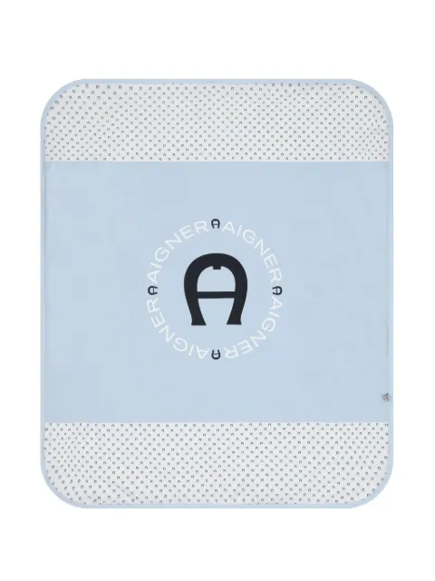 Aigner Kids logo-print blanket