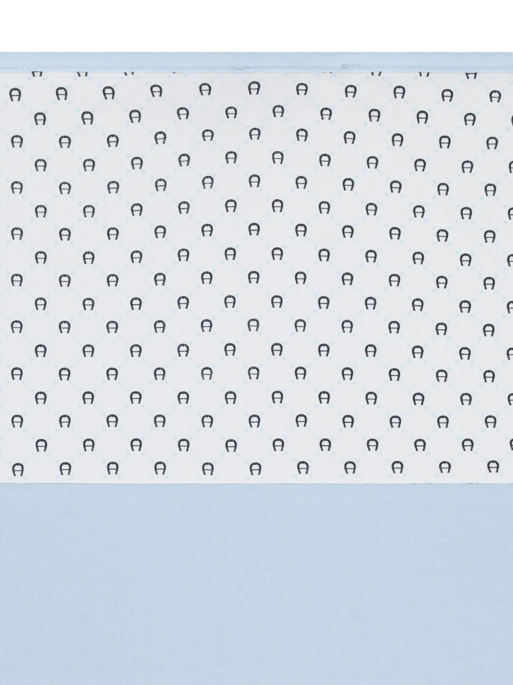 Aigner Kids Deken met logoprint Blauw