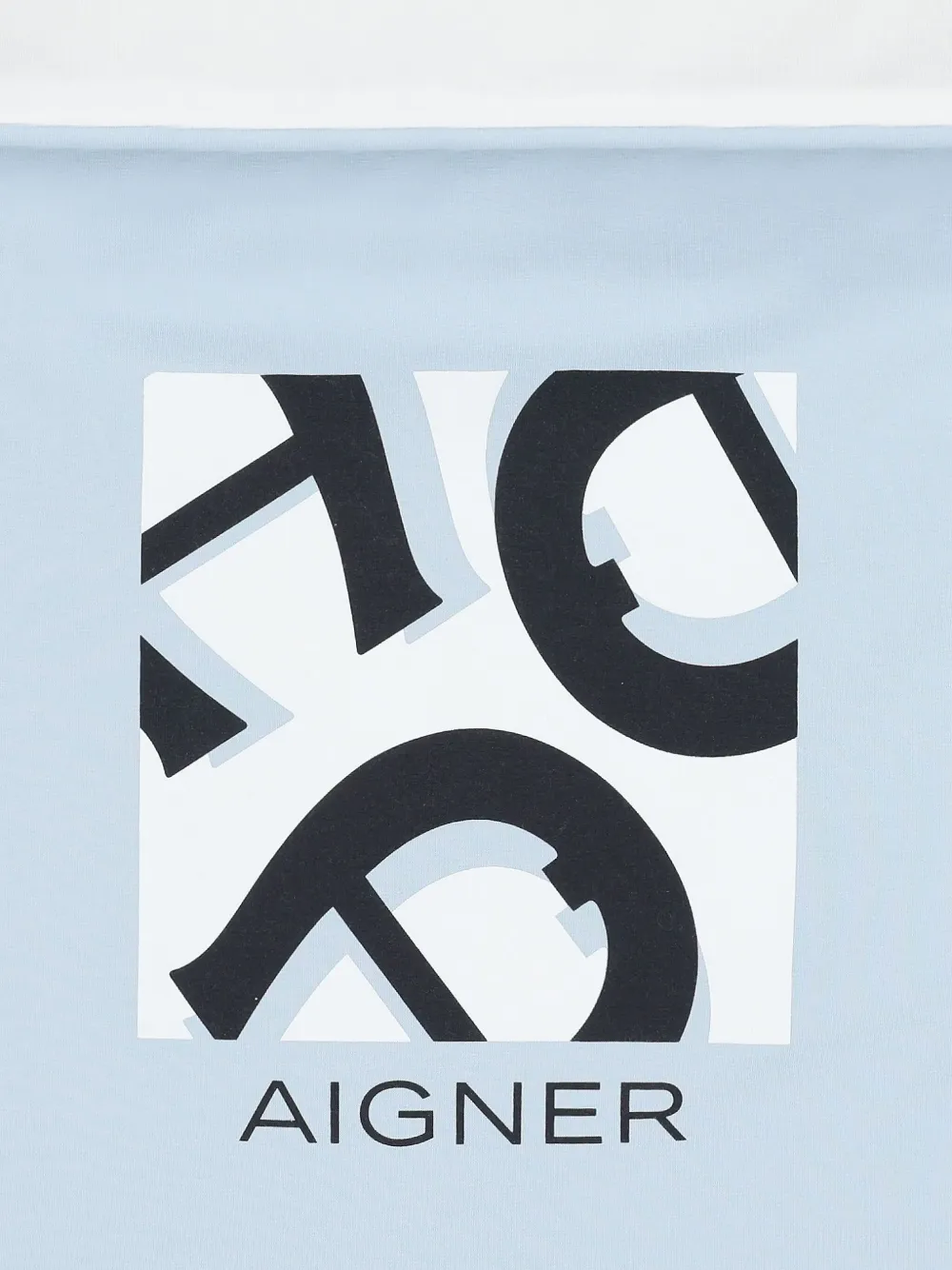 Aigner Kids Slaapzak met logoprint Blauw