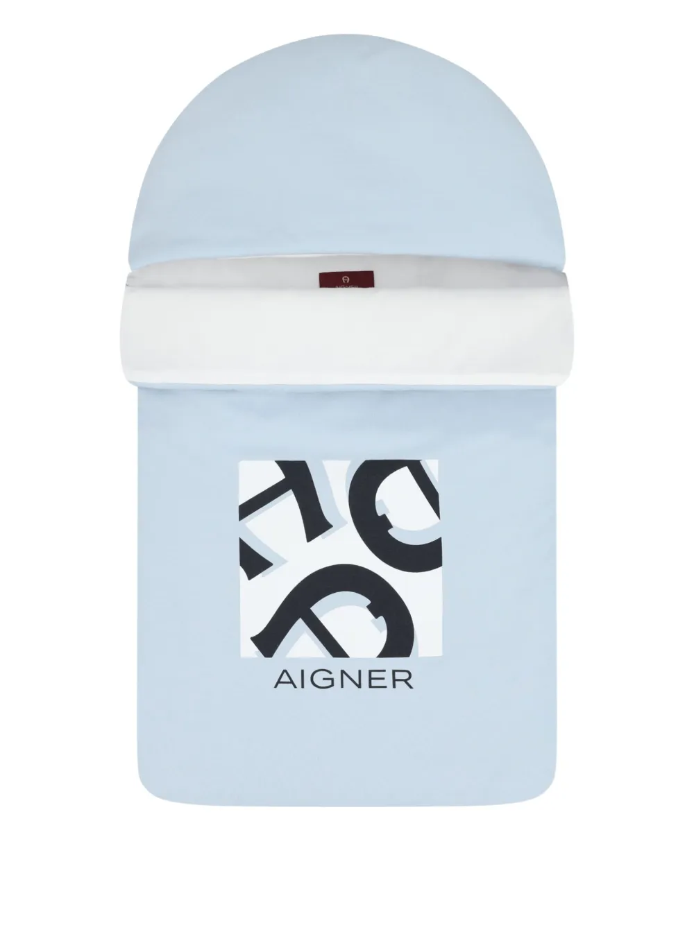 Aigner Kids logo-print sleep bag | Blue | Image 1
