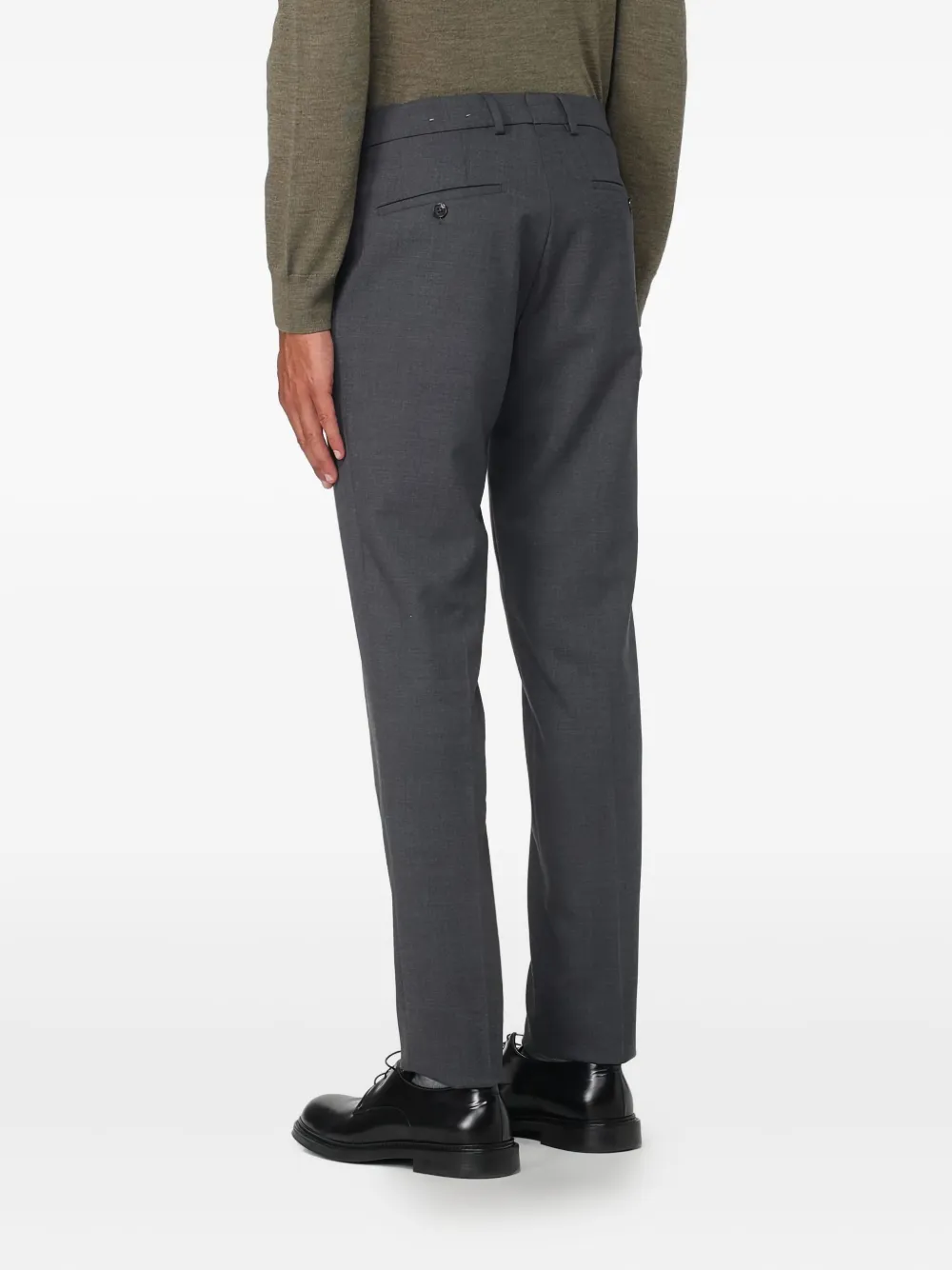 Incotex Pressed-crease Trousers In Gray