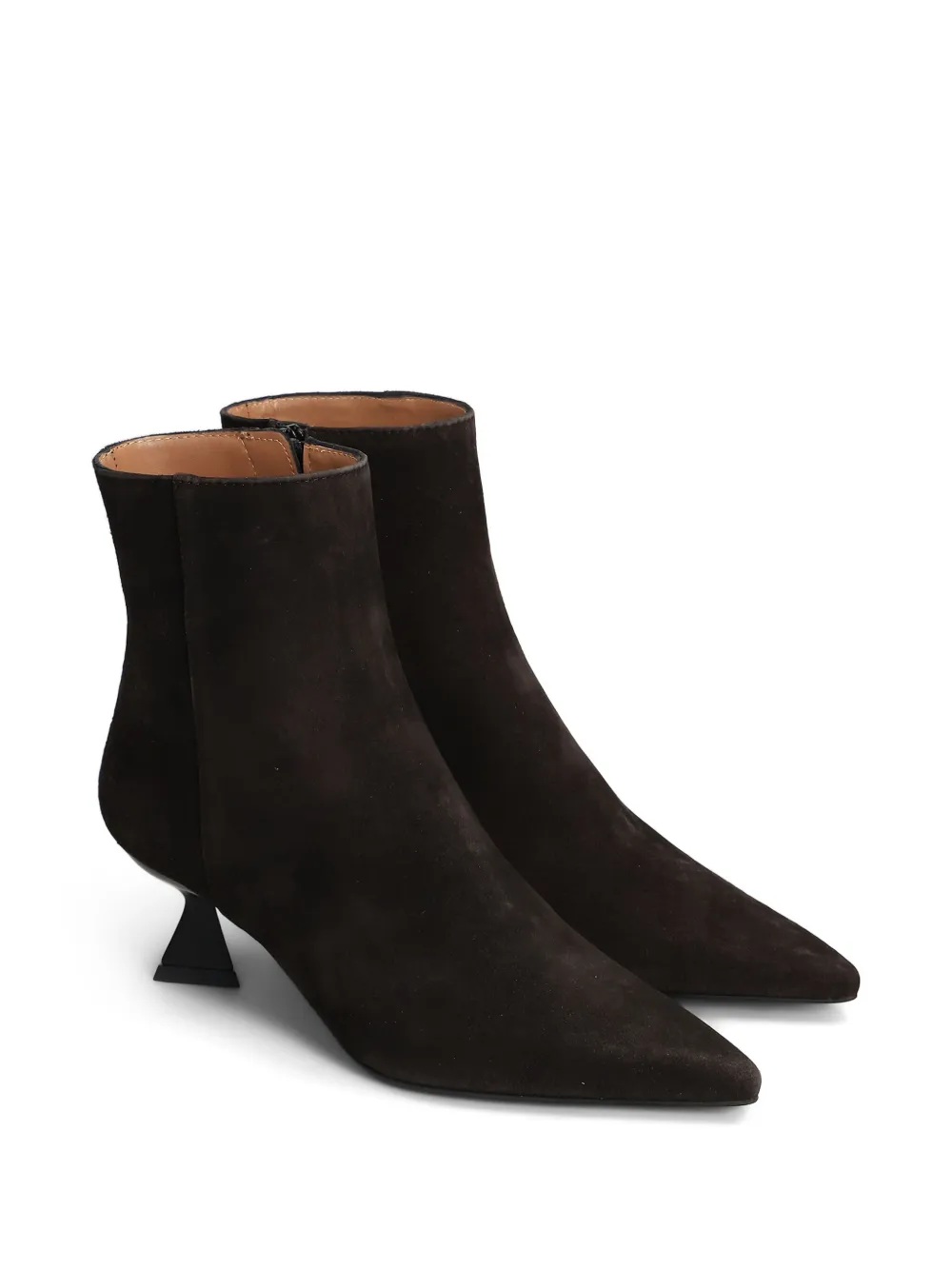 Roberto Festa Jina pointed-toe sculpted-heel boots Brown