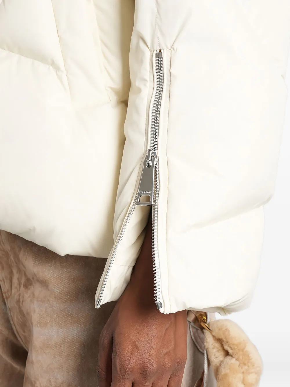 Khrisjoy Donsjack met capuchon Beige