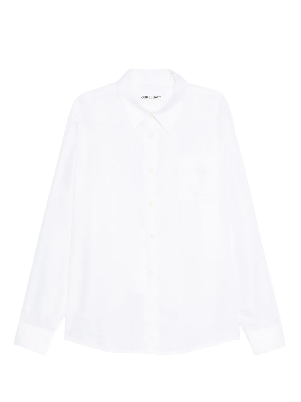 OUR LEGACY long-sleeve button shirt | White | Image 1