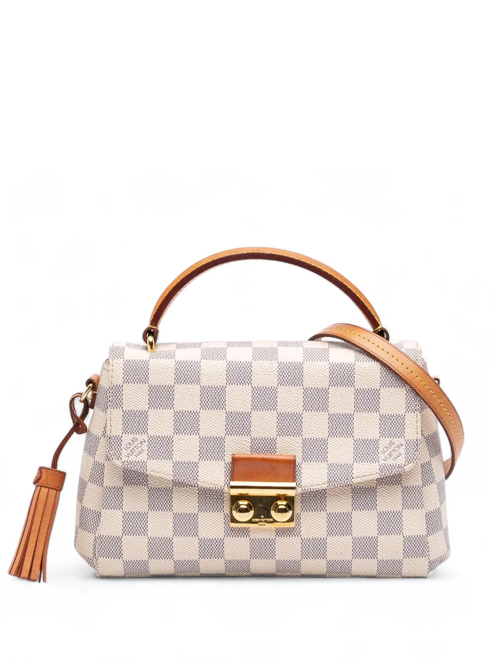 Louis Vuitton Pre-Owned 2018 Damier Azur Croisette satchel | Blue | Image 1