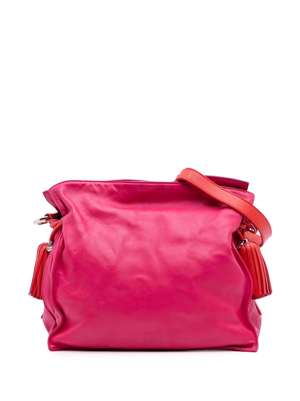 Loewe Pre-Owned 2012 Nappa Flamenco Tassel 30 crossbody bag - ピンク Loewe Pre-Owned 2012 Nappa Flamenco Tassel 30 crossbody bag - ピンク