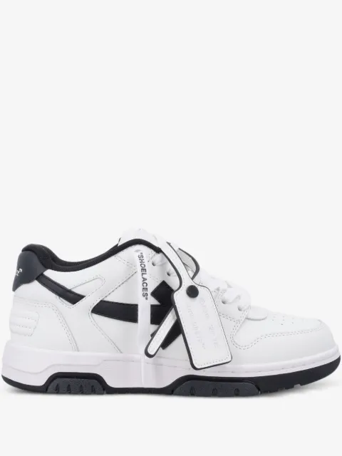 Off-White Tênis Out of Office de couro com cadarço