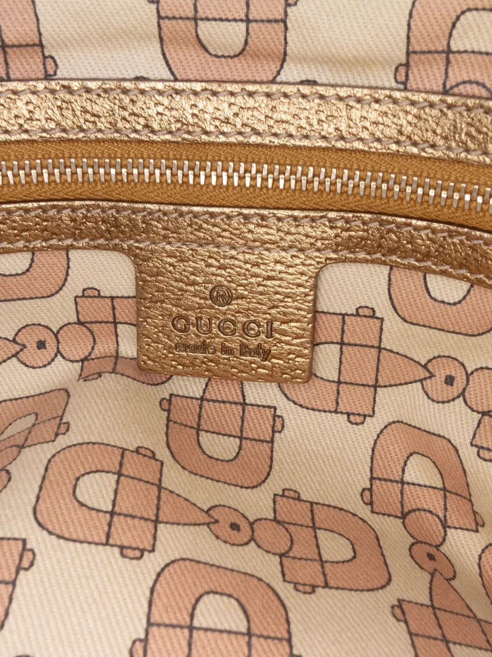 Pre-owned Gucci 2016-2025 Gg Canvas Jolicoeur Tote Bag In Brown
