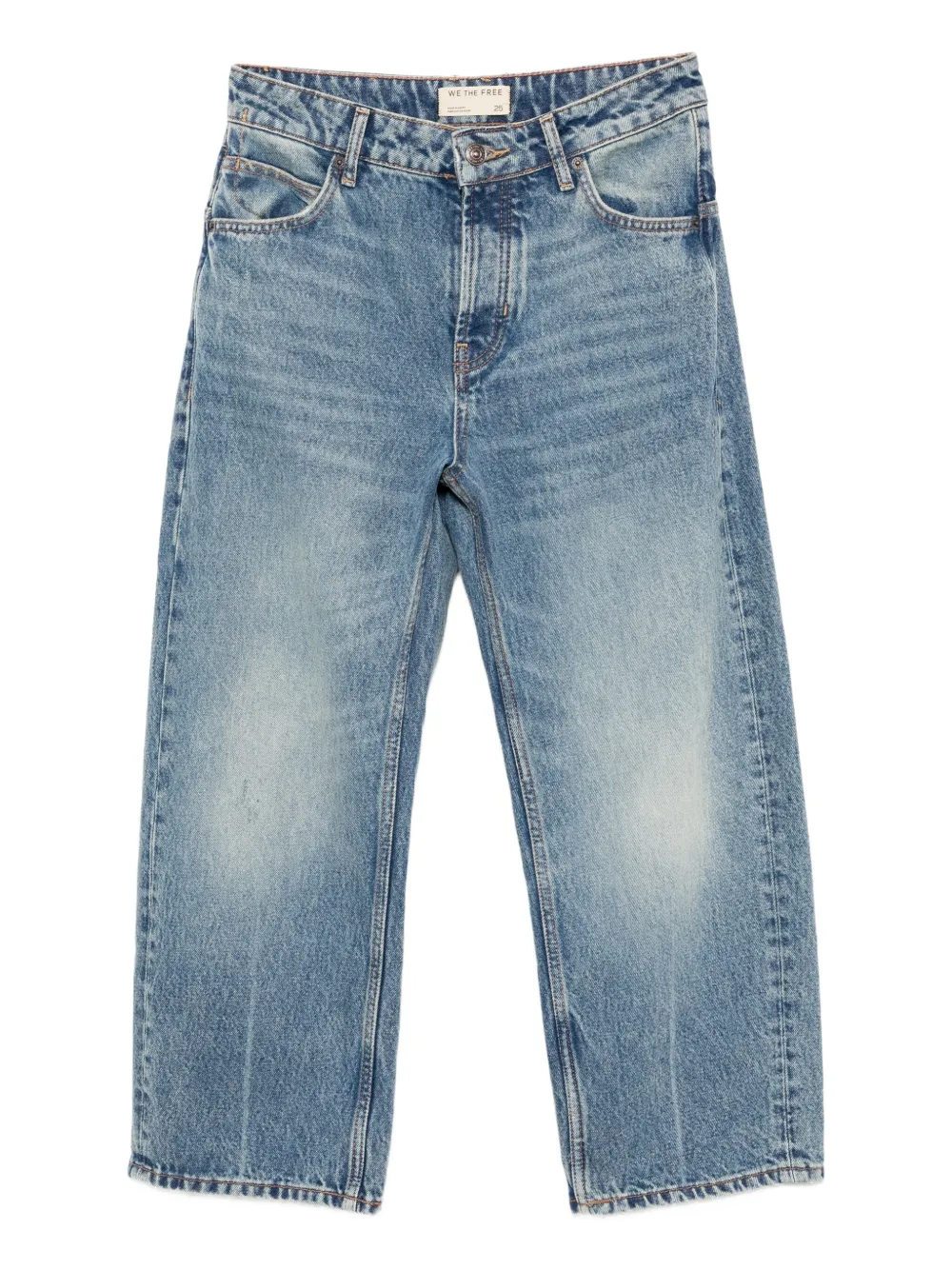 Free People deep trance dropped boyfriend jeans | Blue | Image 1