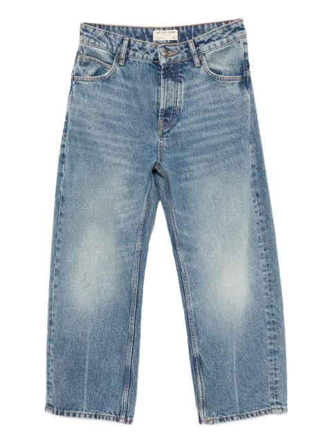 Free People deep trance dropped boyfriend jeans