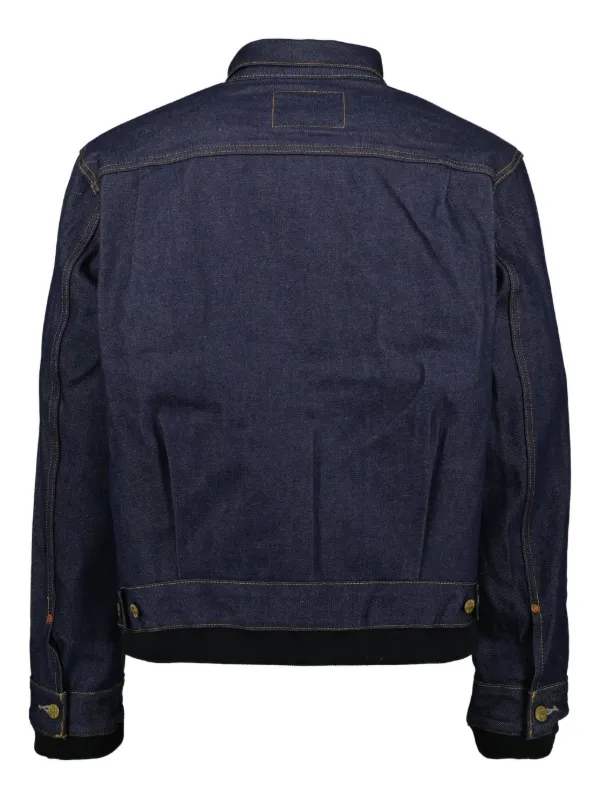 sacai&Levi's ブルー デニムジャケット sacai: ブルー Levi'sエディション デニムジャケット | SSENSE 日本