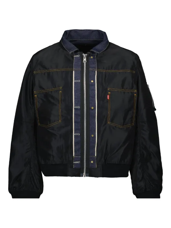 Levi's® x sacai Reversible Blousonサイズ2 Levi's® x sacai Men's Denim x Nylon Twill Reversible Blouson