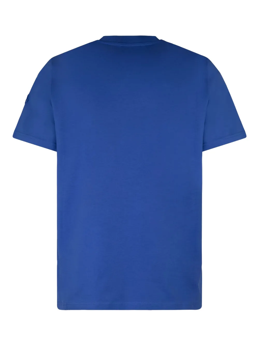 Moncler T-shirt met logo - Blauw