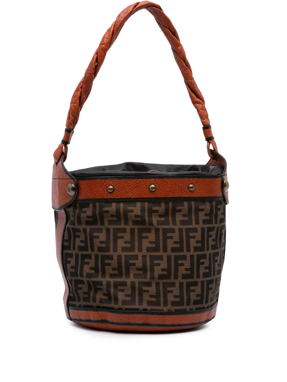 Fendi Pre-Owned 2000-2010 Zucca Canvas Palazzo bucket bag | Brown | Image 1