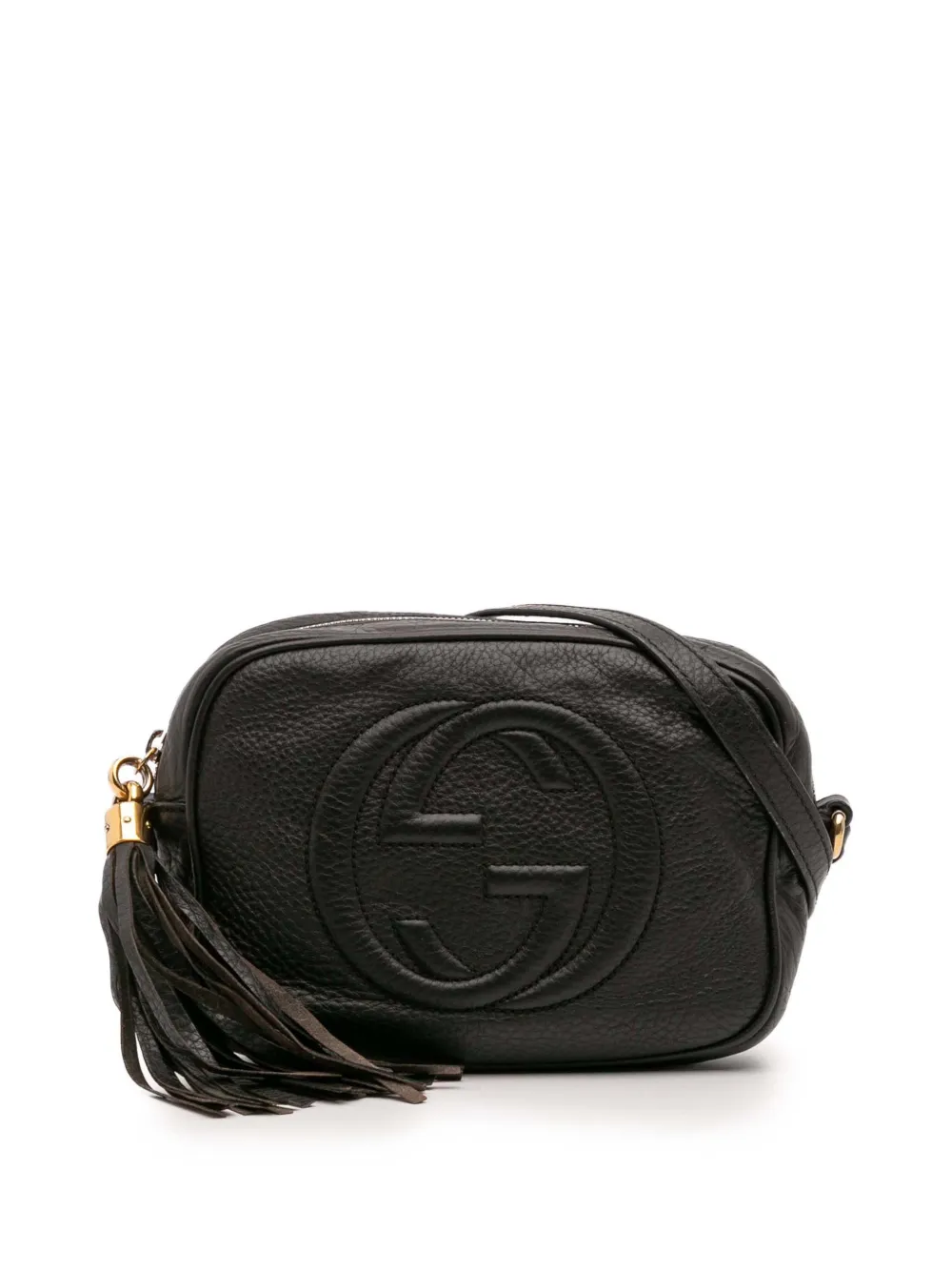 Gucci Pre-Owned 2016-2025 Leather Soho Disco crossbody bag - ブラック Gucci Pre-Owned 2016-2025 Leather Soho Disco crossbody bag - ブラック