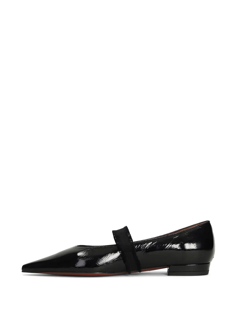 Roberto Festa frayed flat pumps Black