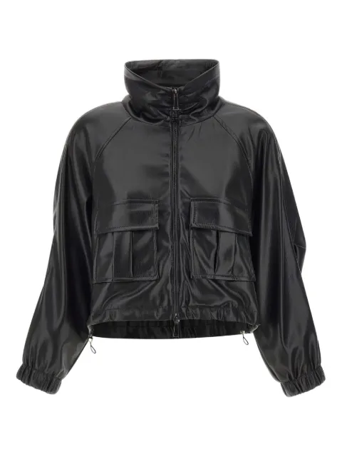 Marella turtleneck patch-pocket jacket