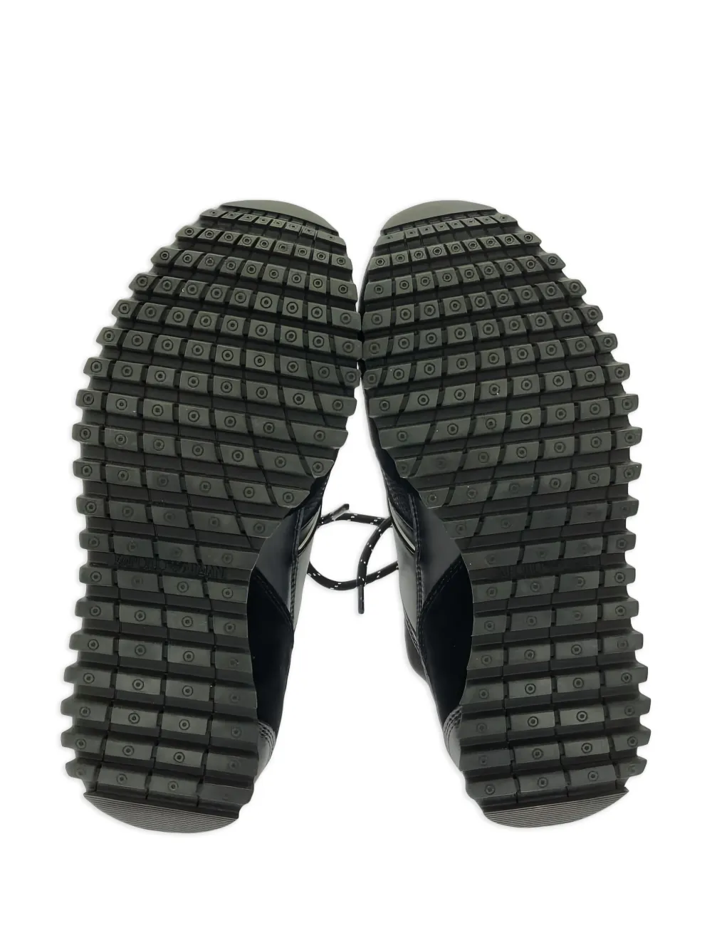 Emporio Armani Pre-Owned leather-suede sneakers | Women | Image 2