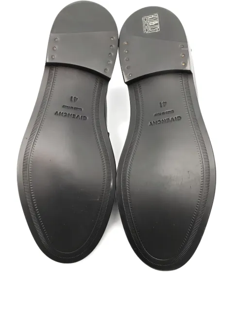Givenchy Pre-Owned logo-detail leather loafers