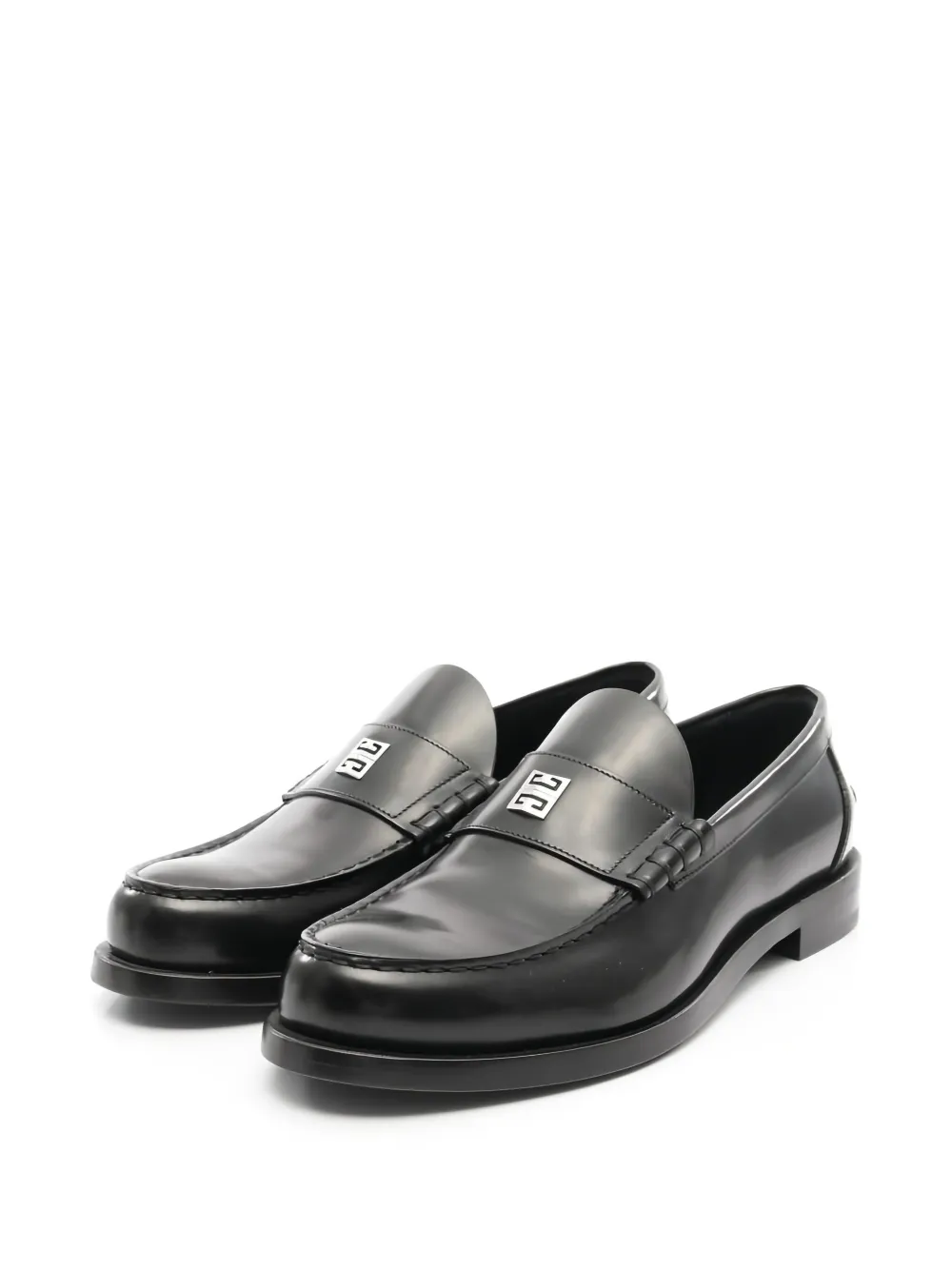 Givenchy Pre-Owned logo-detail leather loafers | Image 2