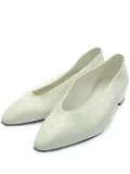 Loro Piana Pre-Owned leather flat pumps - White