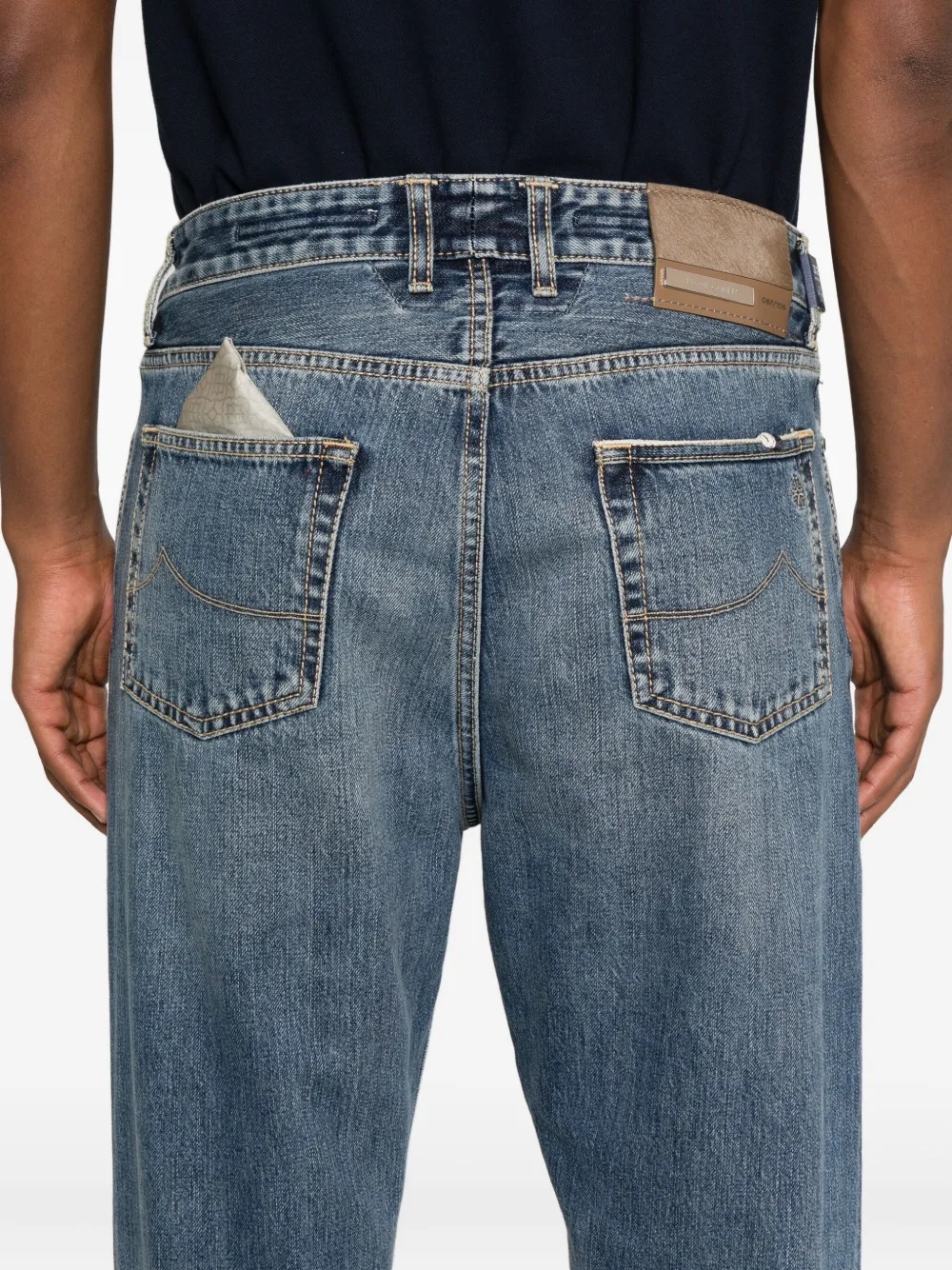 Jacob Cohën Katoenen jeans Blauw