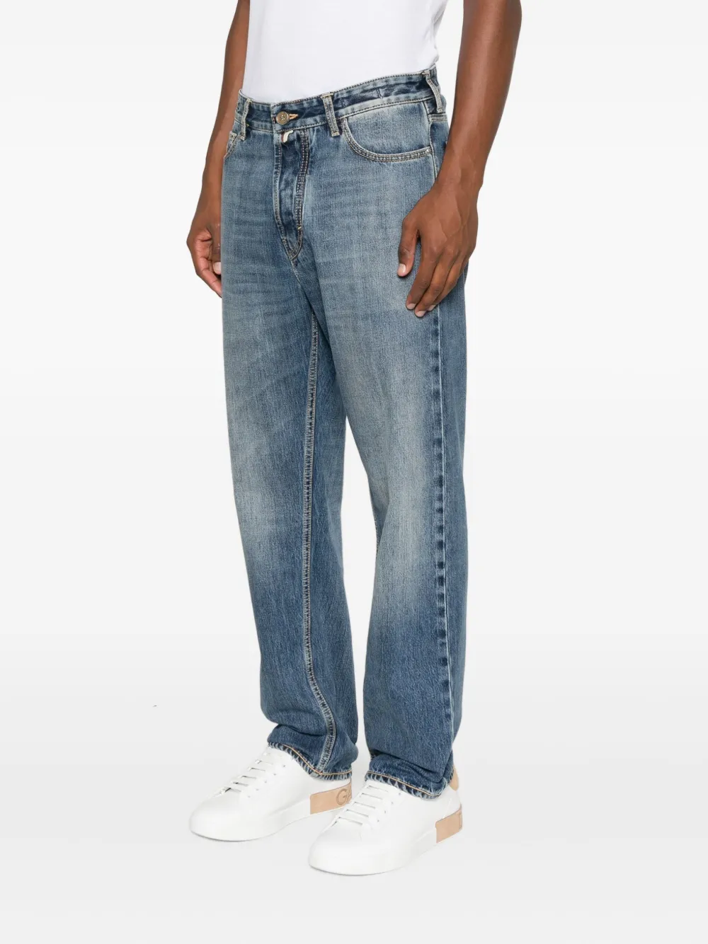Jacob Cohën Katoenen jeans Blauw