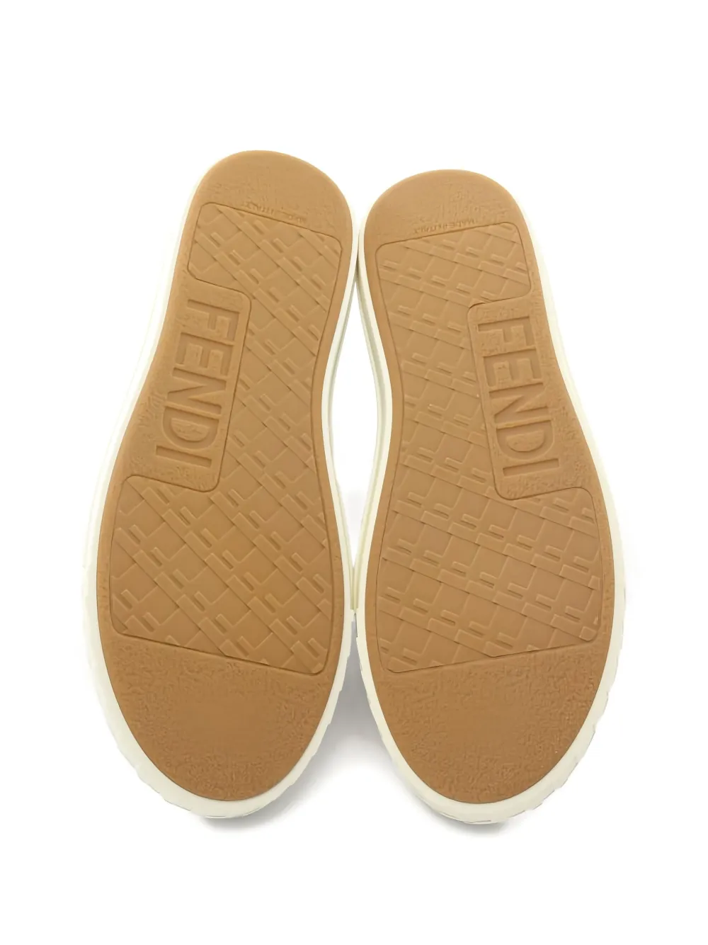 Fendi Pre-Owned geometric-print high-top sneakers | Image 2