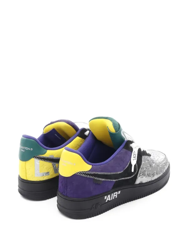 Louis Vuitton Pre-Owned x Nike Air Force1 Monogram Miroir Sneakers