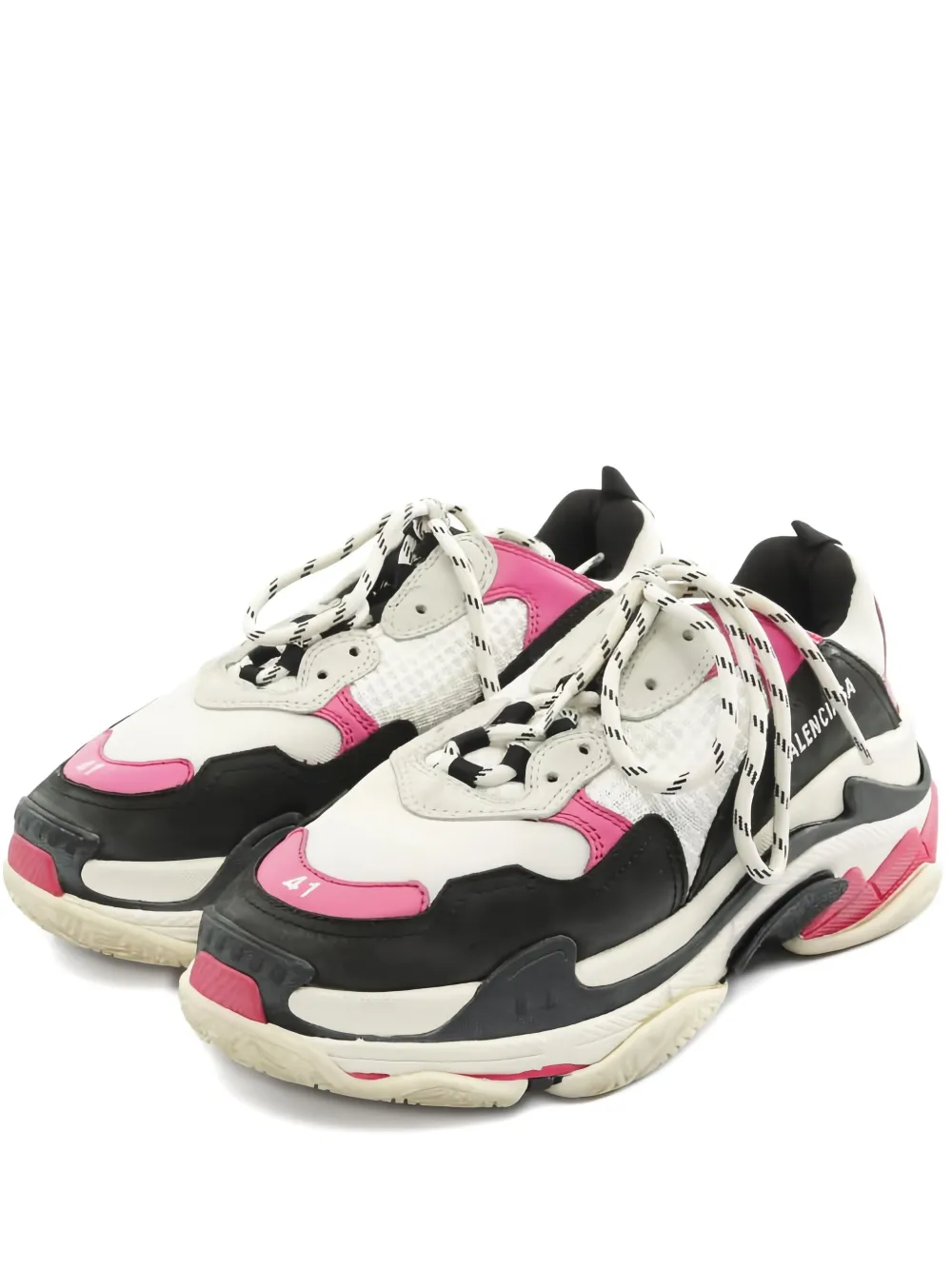 Balenciaga Pre-Owned Triple S leather sneakers | White | Image 1