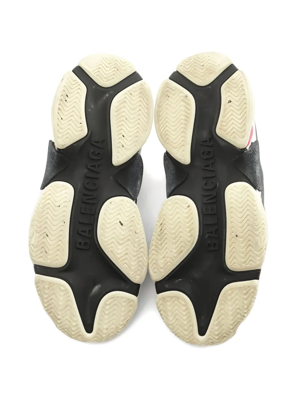 Balenciaga Pre-Owned Triple S leren sneakers - Wit