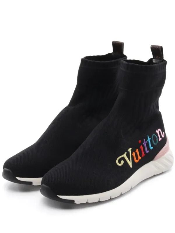 Louis Vuitton Pre-Owned Aftergame high-top Sneakers Black FARFETCH BH