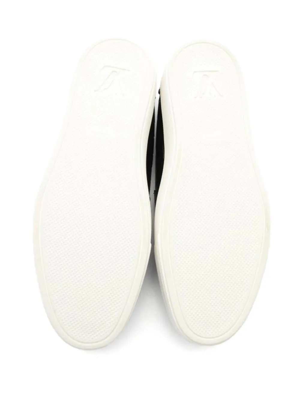 Pre-owned Louis Vuitton Crocodile-embossed Slip-ons In Black