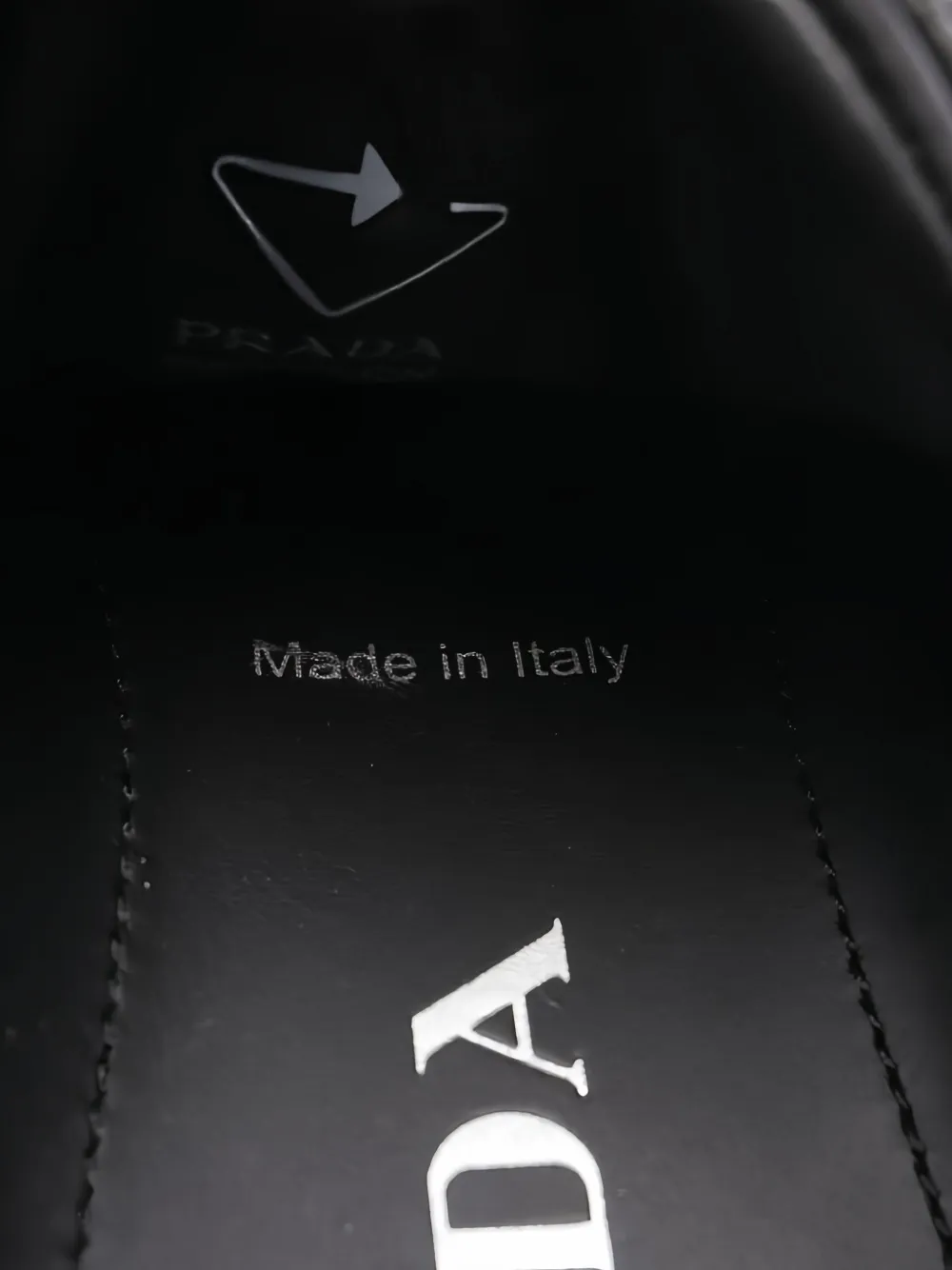 Pre-owned Prada Wheel Cassetta Sneakers In Black