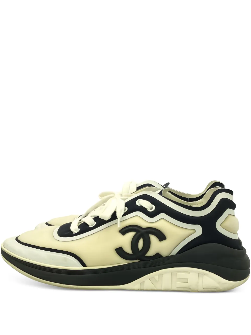 CHANEL Pre-Owned CC sneakers | Black | Image 1