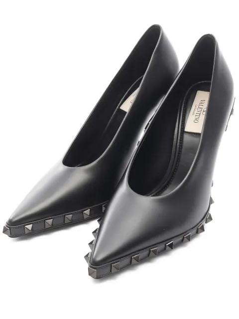 Valentino Garavani Pre-Owned 100mm Rockstud pointed-toe pumps