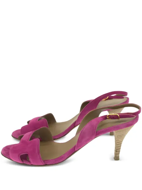 Hermès Pre-Owned 65mm H-strap slingback sandals