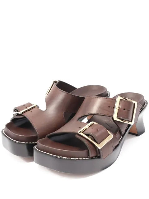 Loewe Pre-Owned 85mm buckle platform sandals