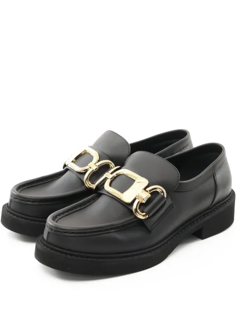 Louis Vuitton Pre-Owned Academy Line chain-link leather loafers