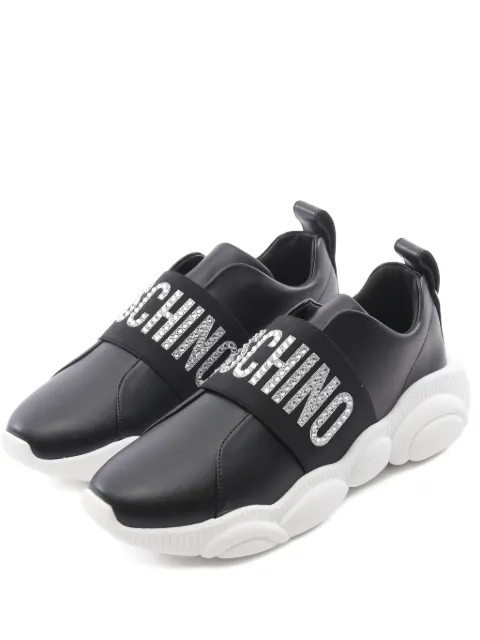 Moschino Pre-Owned leather sneakers