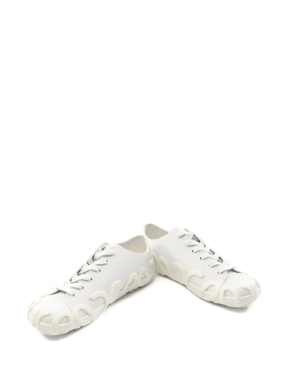 Loewe Pre-Owned Rise leren sneakers - Wit