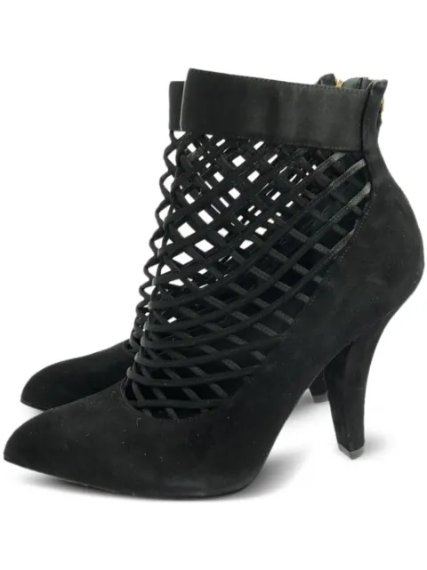 Louis Vuitton Pre-Owned 110mm pointed-toe suede boots