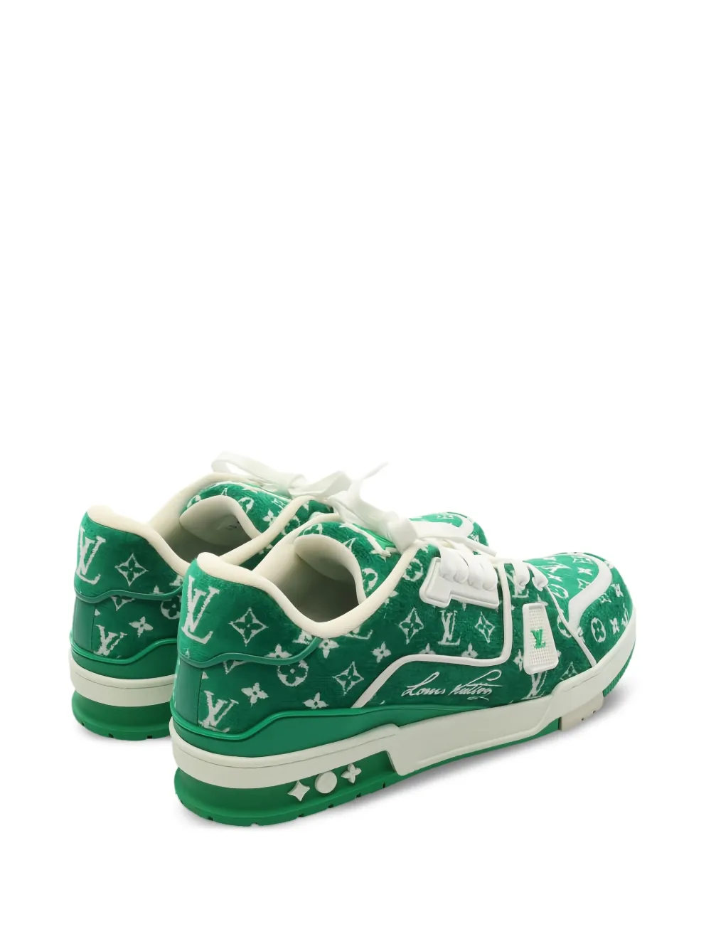 Louis Vuitton Pre-Owned monogram-pattern sneakers | Image 2