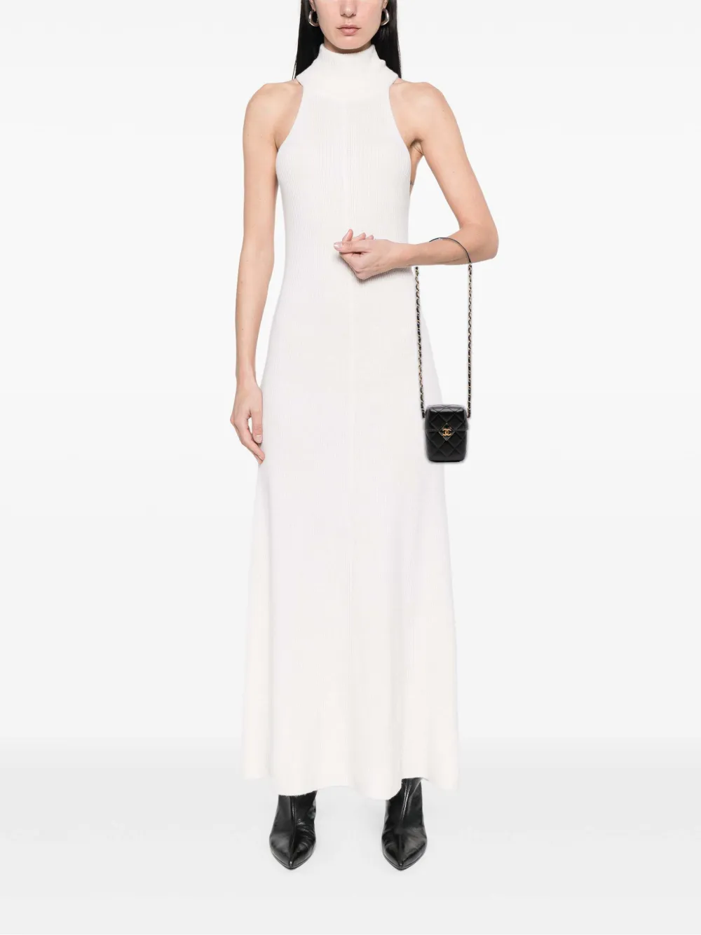 CHANEL Pre-Owned 2021-2025 Mini Quilted Lambskin Diamond Lock Phone Holder crossbody bag | Pre-Owned | Image 2