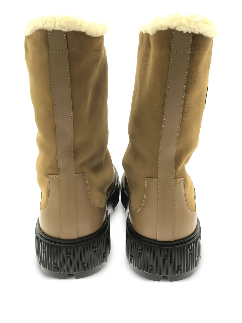 Pre-owned Hermes Journey Boots In Brown