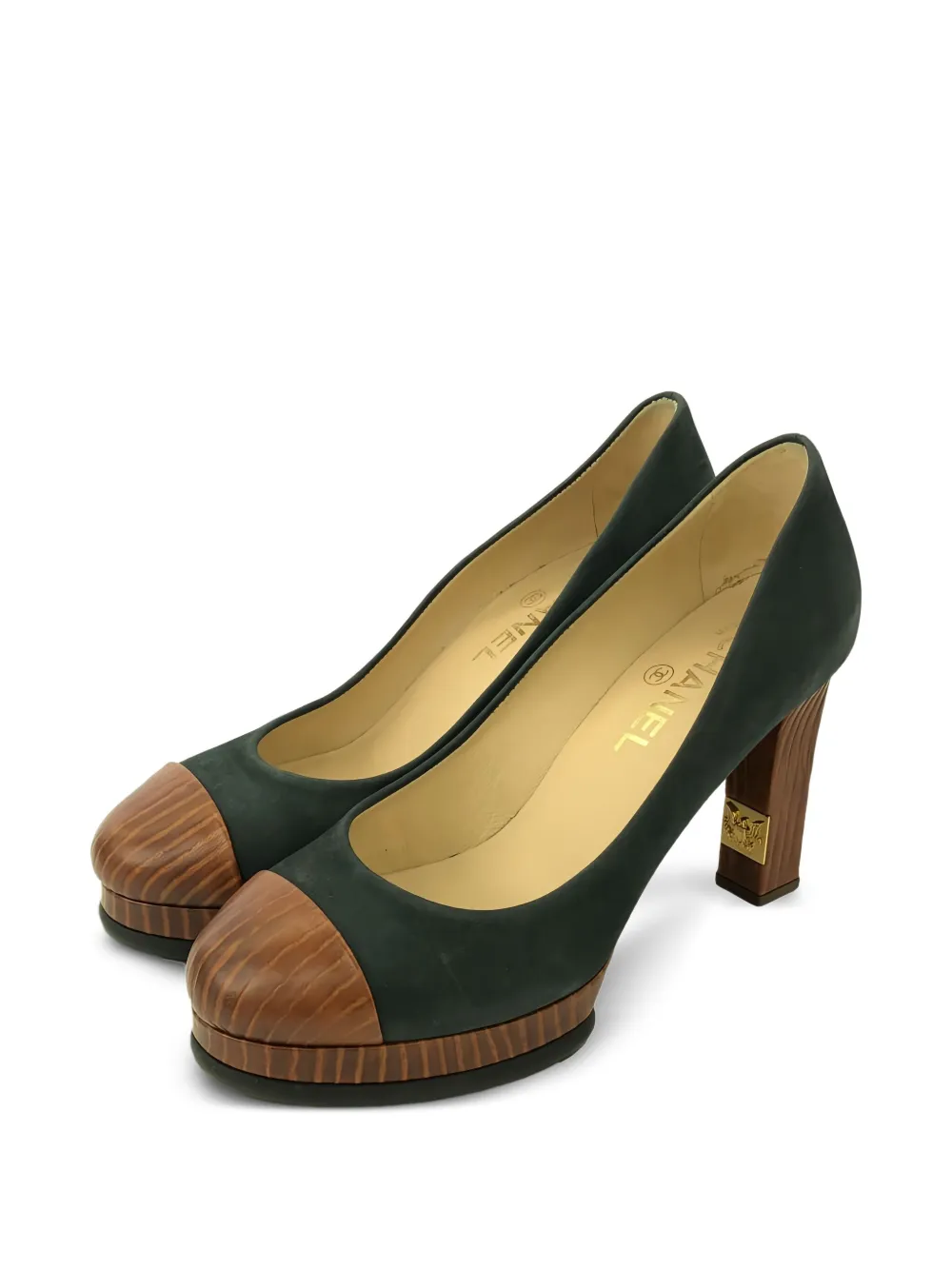 CHANEL Pre-Owned Suède pumps - Zwart