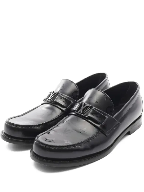 Louis Vuitton Pre-Owned monogram leather loafers