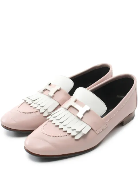 Hermès Pre-Owned mocasines con detalle de flecos