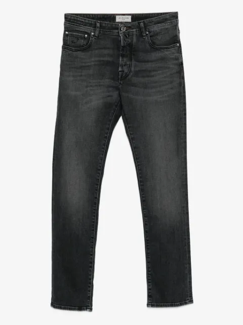 Jacob Cohën logo-patch jeans