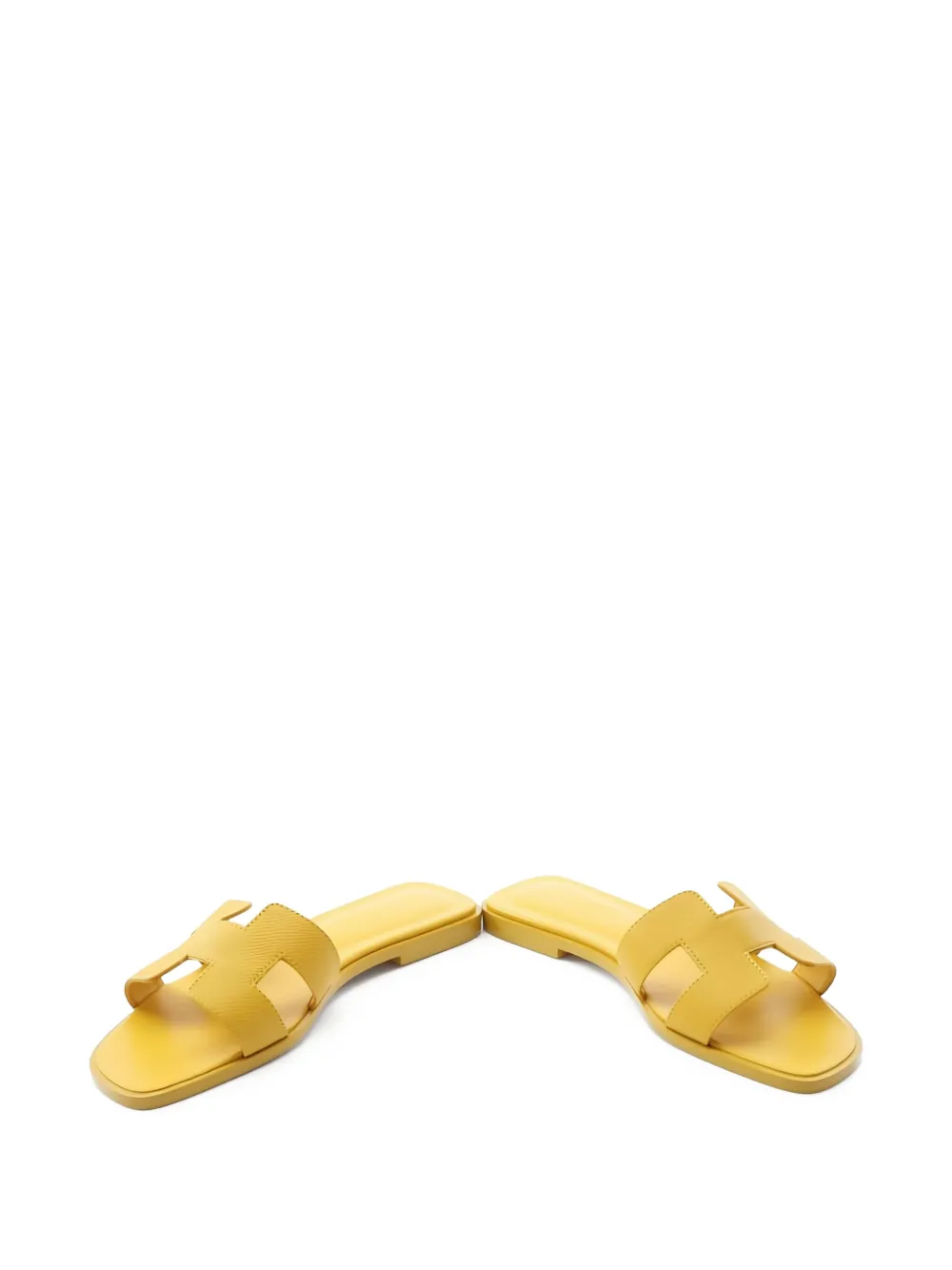 Hermès Pre-Owned Sandalen met H-bandje - Geel